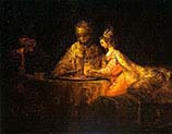 Assuerus Haman and Esther